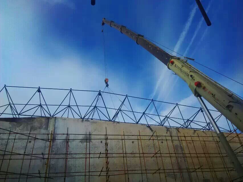 沛县食堂网架结构工程